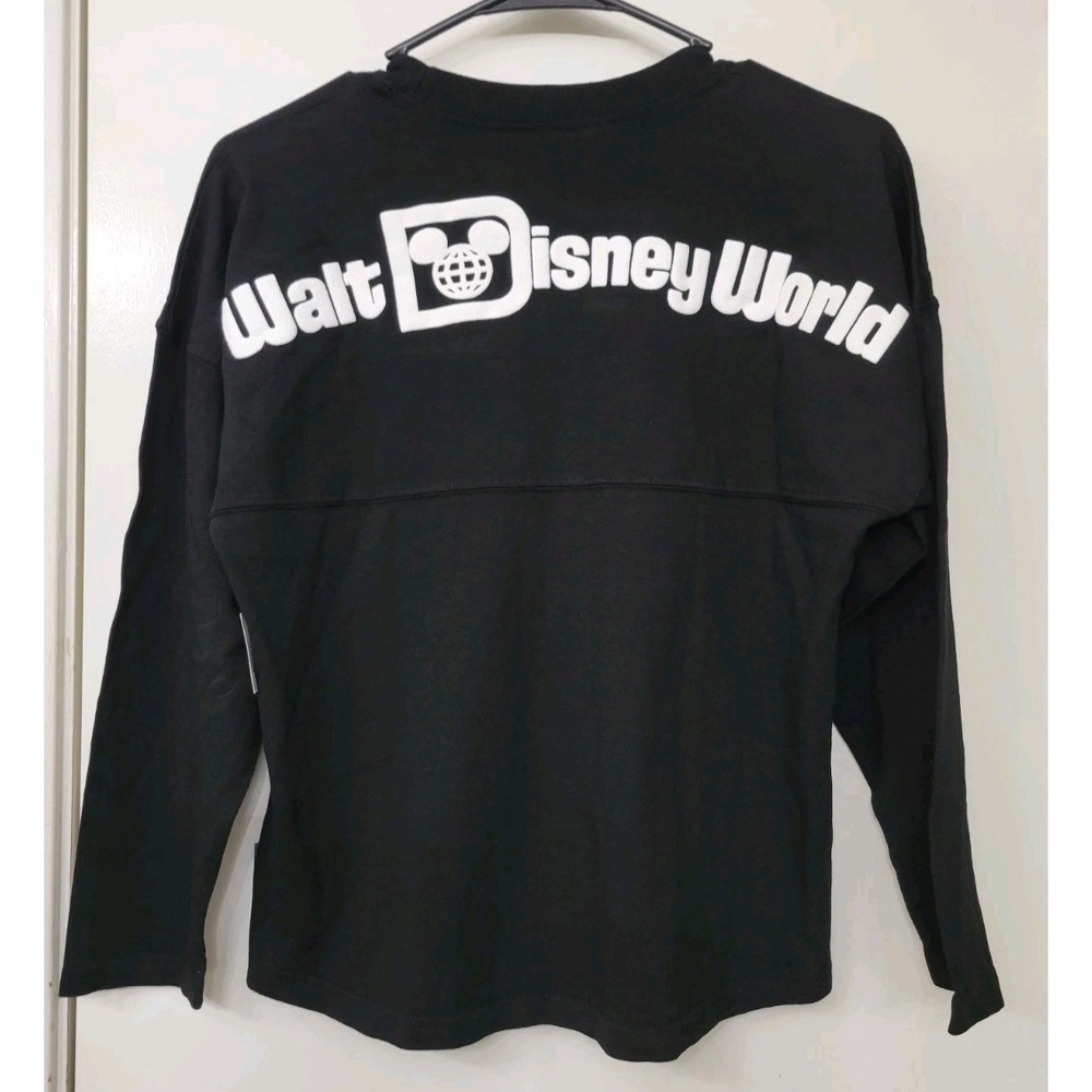 Walt Disney World Youth Large 10/12 Black Spirit Jersey-New With Tags